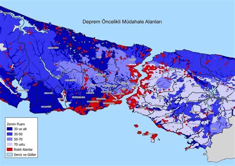 istanbul deprem zemin haritası